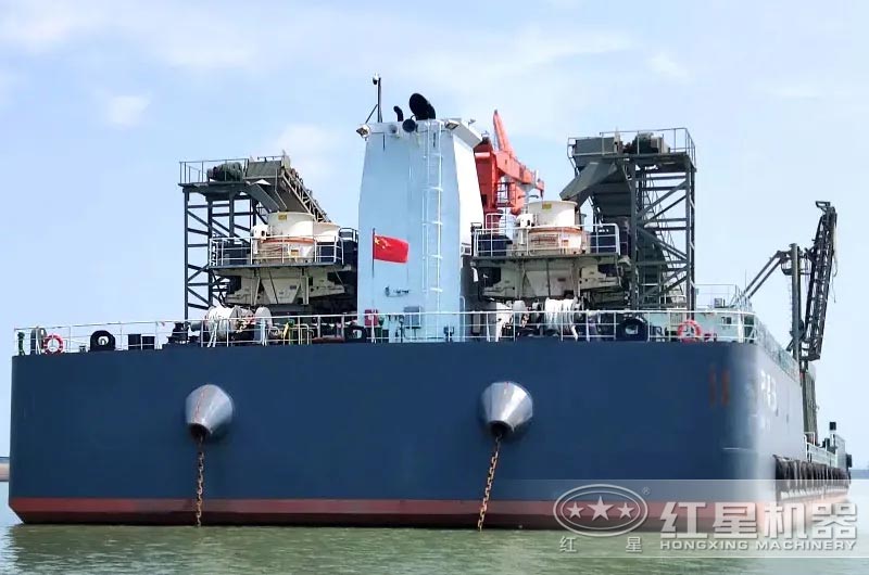 水上砂石生產工藝流程圖及視頻_船運機制砂需要什么手續？